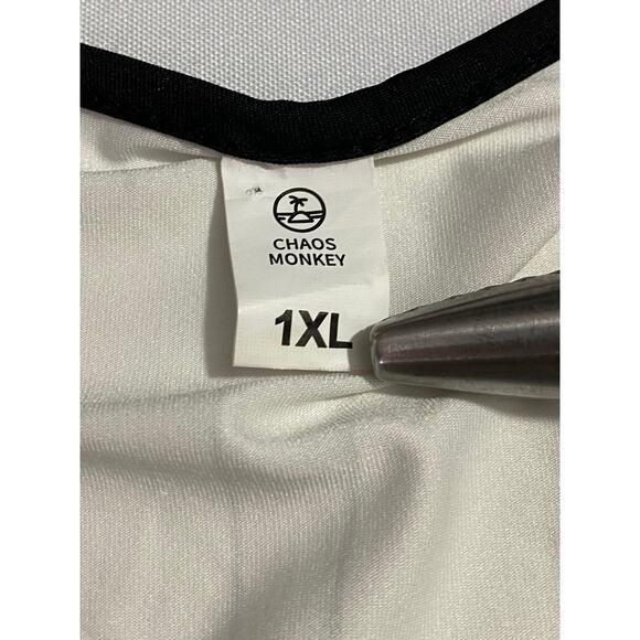 Women’s Skull Print Sleeveless Tank Top Size 1XL Front & Back Graphic Black - Picture 8 of 8